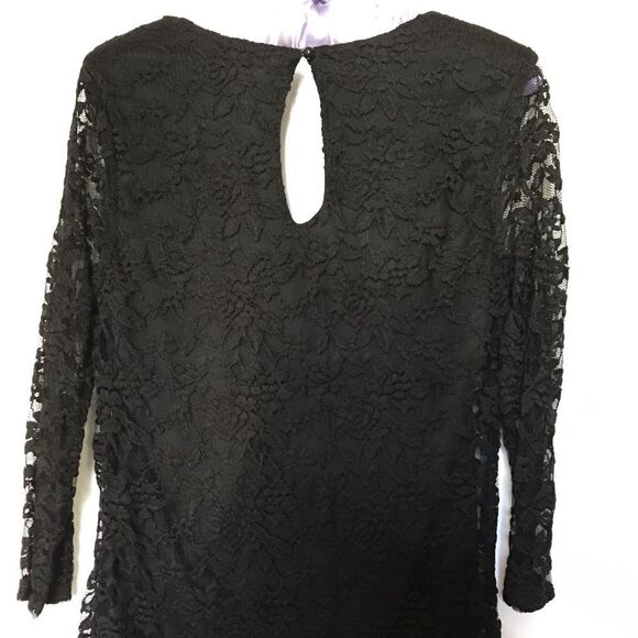 RD Style Beringer Black Lace Keyhole Top – Size M (NWOT) - Picture 5 of 6